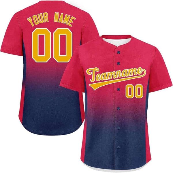 2026 new Custom Gradient Jersey for Men Women Youth Personalized Name Number Baseball Uniform Breathable Sports Shirt free shipping