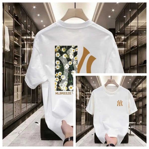 2026 Spring/Summer New Pure cotton mens short-slved T-shirt loose round-neck luxury top Q260527