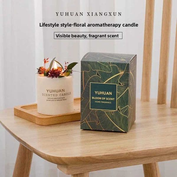 Forest He Fragrance Candle Hotel He Soy Wax Smokeless Birthday Gift Ces with Gift Box Aratherapy Set Premium GiftJ260527
