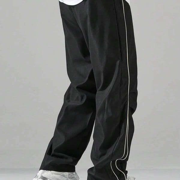 High Street Charge Paratrooper Spring and Summer Men's American Striped Quick-Drying Tooling Sports Casual Pants 26L0527