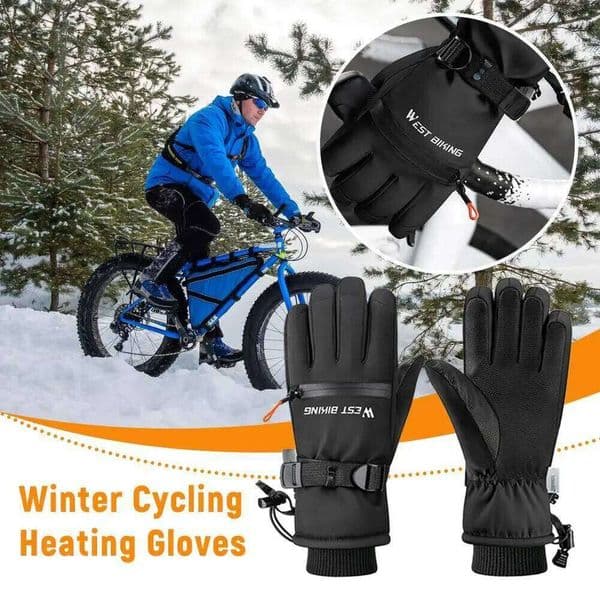 New Snow Cotton Ski Temperature Lock Warmth Retention Windproof Waterproof Winter Warm Cycling Outdoor Versatile Gloves S260526