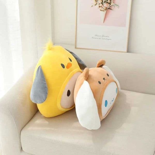 Kuromi Plush Pillow Anime Toys Cartoon Animals Melody Stuffed Dolls Cinnamoroll Pochacco Exquisite Xmas Birthday Gifts C260527