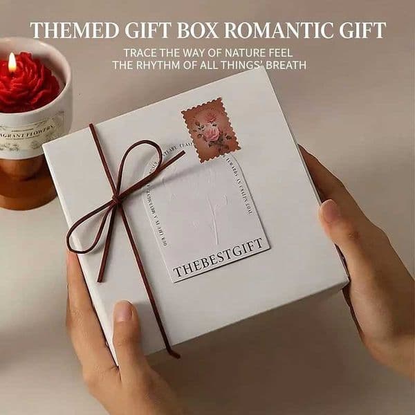 lia Scented Candle Handmade Soy Wax Flower Candle Ara Candle for Bedro Decor Vntines Day Rantic Gift for WenJ260527