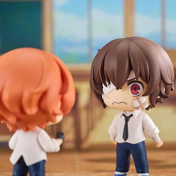 7Cm Bungou Stray Dogs Anime Action Figure Cute Dazai Osamu Nakahara Chuuya PVC Collectible Model Toy Doll Desktop Ornaments Gift H260527