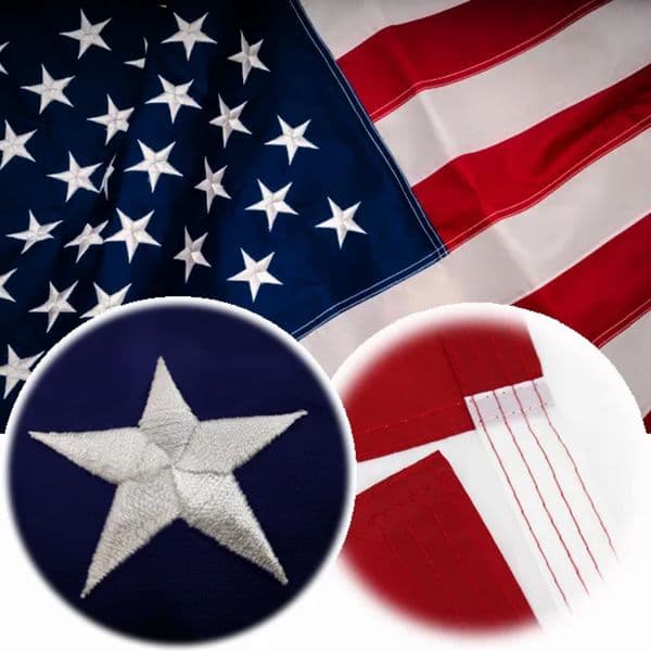 2026 210D Nylon 3X5fts United States US USA Embroidery American cologne Flag Of perfume Sewing Stripes Direct Factory Wholesale Free Shipping 9