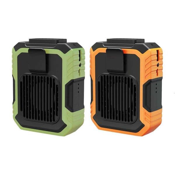 Portable Mini Waist Fan 3 Speed 4000mAh Belt Fan USB Rechargeable Cooling Waist Fan Bladeless for Jobsite/Farm/Traveling/FishingR260527