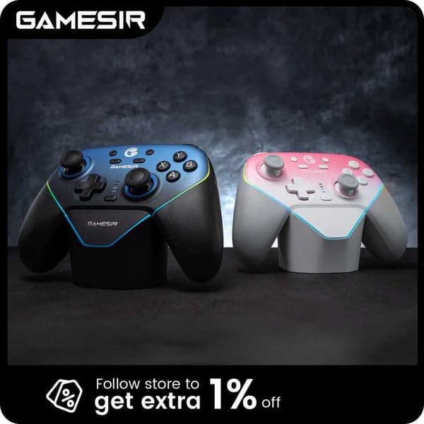 GameSir Super Nova Wireless Pro Controller with Charging Station Hall Effect Joystick for Nintendo Switch / PC / Android / iOS Z260526