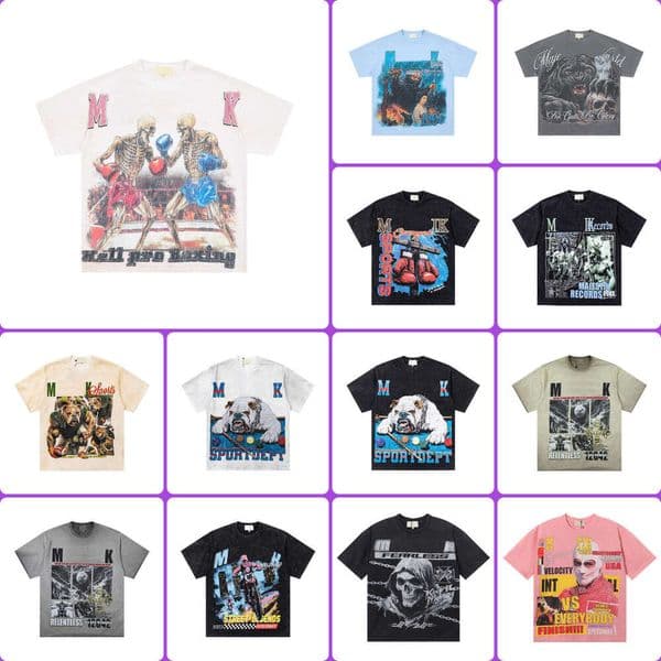 majestik t shirt New Luxury Style Washed Black Oversized T Shirt Retro Graffiti Full Print Streetwear Crewneck Distressed Cotton Skate Tshirts Plus Size