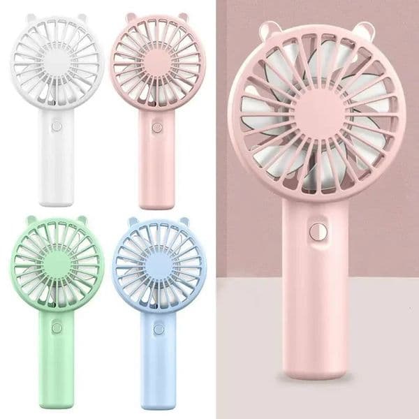 Mini USB Charging Handheld Desktop With Mobile Phone Holder Portable And Simple Outdoor Small Fan ddmynov
