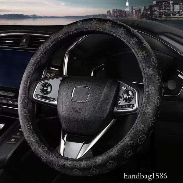 5A carbag1588 High End Luxury Steering Wheel Cover Universal Fit Premium Quality Soft Grip Anti Slip Stylish Texture Durable Car Accessory