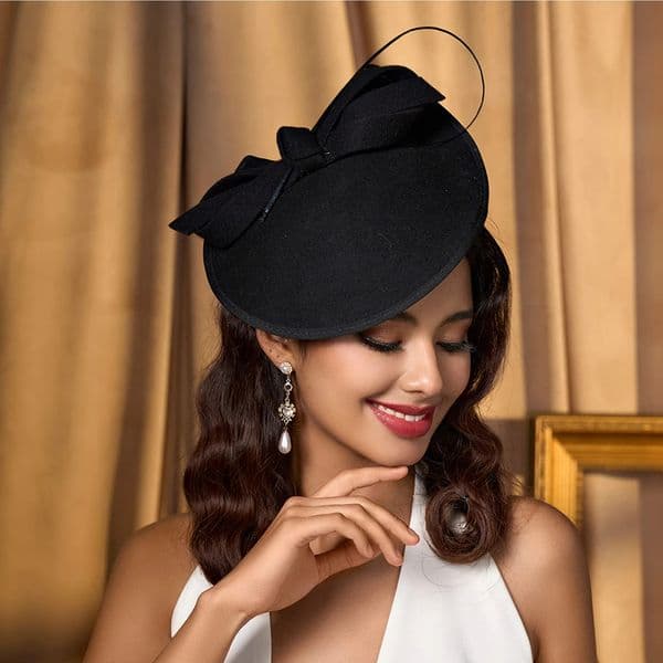 Fancy Felt Fabric Beanies Derby Beret Retro Pography Flower Bonnets Masquerade Fascinator Hat Fashion Caps Female 260526