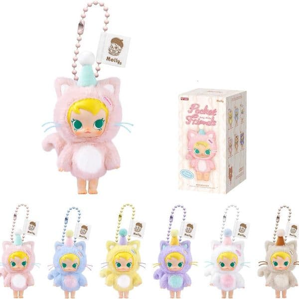 Baby Molly POCket Friends Series-Vinyl Plush Pendant Blind Box Figures Rand Design Action Figures Collectible Toys Single Box Y260527