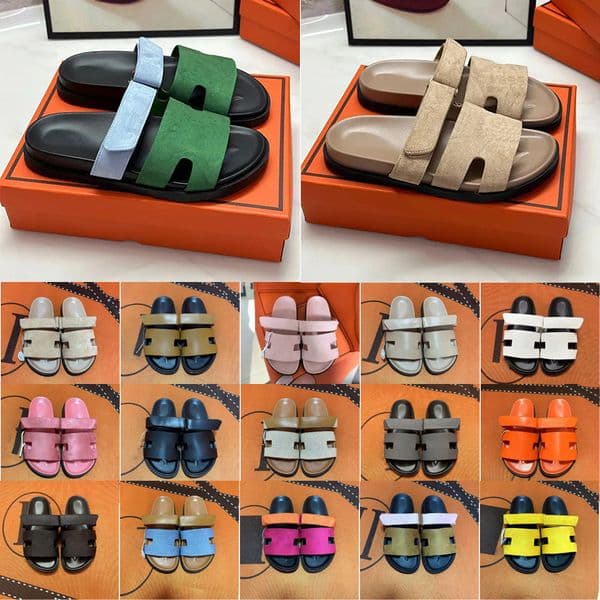 Free shipping claquette femme designer sandals slippers women slippers casual woman classic slippers men luxury sliders shoes bottom flip flops casual beach 36-45