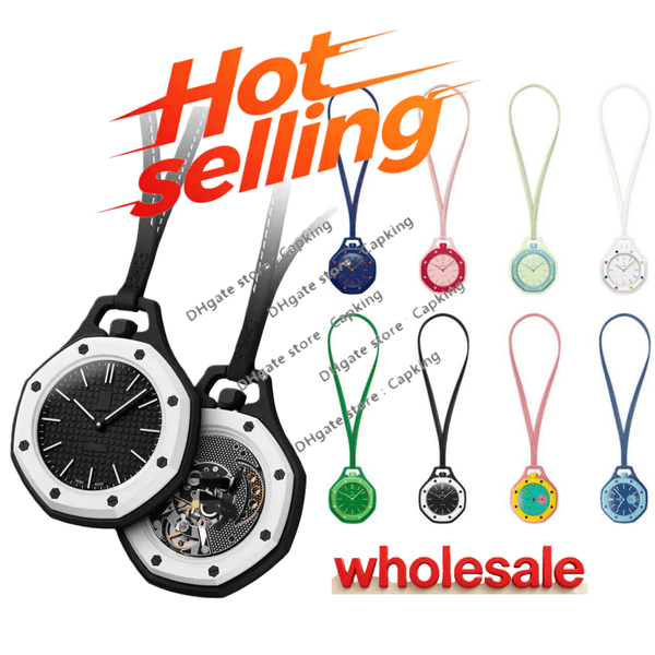 ST Royal POP Automatic Watch Ceramic Dial 9 Color Leather Lanyard LOVER watch Men women Gift with box Hanging watch EPOPER POP Hanging watch wholesale