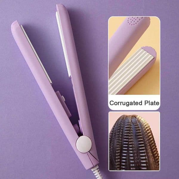 2024 Best Sell Mini Hair Curler Fluffy Splint Flat Iron Curling Corrugated Plate Pro Electric Hair Crimper For All Hair Lengths L260526