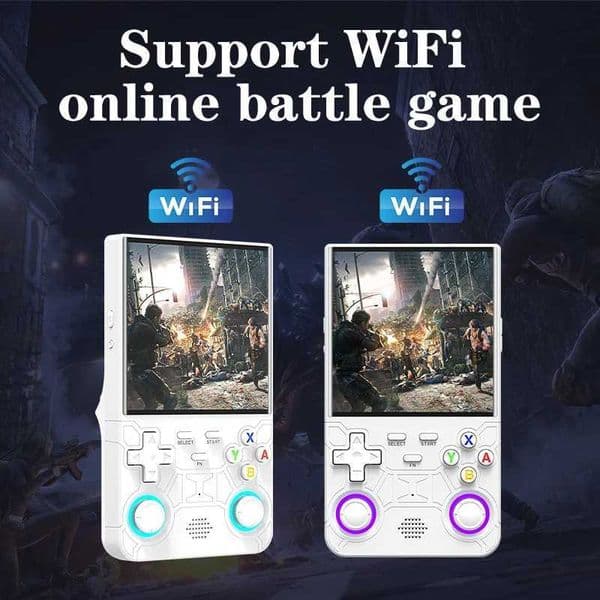 New R36 128GB Ultra Retro Handheld Game Console 40-inch Open-Source Linux System Portable Video Player C260527
