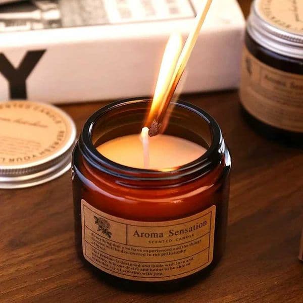 Scented Candles Smokeless Soy Candle Essential Oil Aratic Candle Luxury Decoration Candle Wedding Gifts Party He DecorationJ260527