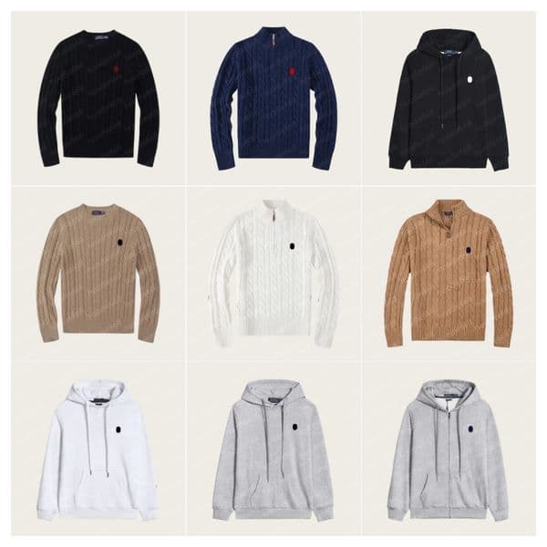 Quality Polo hoodie designer hoodie men hoodies designer pullover pull homme polo sweater men hoody hoodies for men designer clothes high quality fashion mens polos