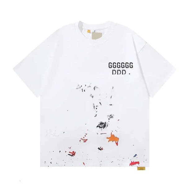 Gallerry Dept Trendy Print Short Sleeve T Shirt Unique Artistic Vintage Men Women Soft Cotton Casual Top Perfect Streetwear Daily Outfits Loose Gallerydetp Tee Bff