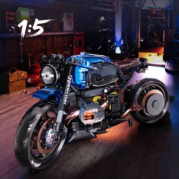 New mechanical component building block motorcycle model, challenging to assemble, perfect gift for boys, decorative item J260527
