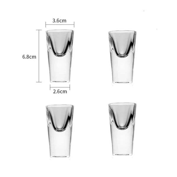20ml/25ml Crystal Whiskey Glass y Thick Bottom Wine Glass High End S Glass Goblet Spirits Cup Party Exquisite Drinkware 260508Y260527