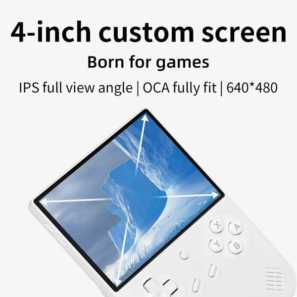 ANBERNIC RG40XXV Handheld Game Console 4 IPS Screen Video Output Joystick RGB lighting Effect Streaming RG 40XXV E-book Player C260527