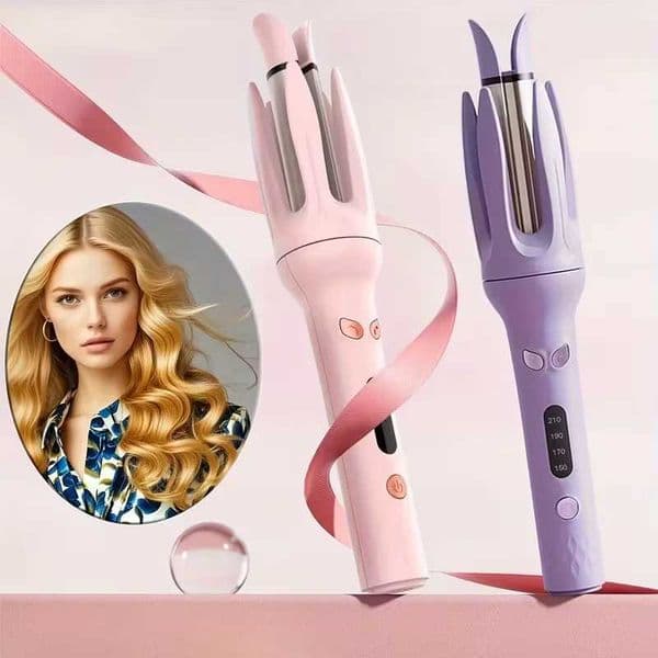 Automatic Hair Curler 28mm Automatic Curling Iron with 4 Temperature Settings Smart Timer and Auto Power-Off for Tangle L260526