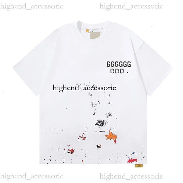 2026 AAA Gallerty Dept Designer Shirts Style New Brand Printed Loose Short Sleeve Gallry Dep T Shirt Couple Matching Cool Touch Skin Friendly Shirts Suitable 91b 37d