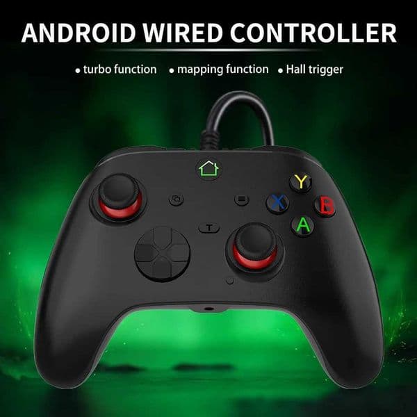 A102L PRO Wired Hall Joystick Game Controller Hall trigger Macro Programming Button Turbo for 3 Switch Android PC Steam TV-box Z260526