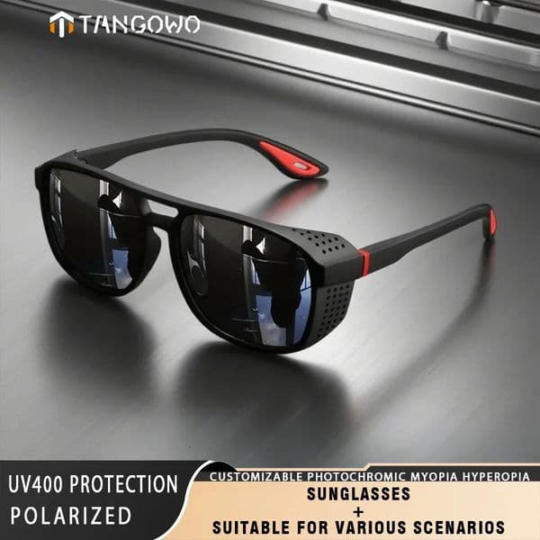 TANGOWO Professional Polarized Sports Sunglasses UV400 Windproof Skiing Cycling Driving Running Outdoor Activities Eyewear 260526
