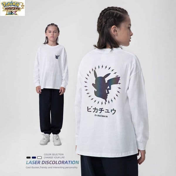 Trendy childrens clothing autumn collection Pokmon fantasy print round-neck top 2024 new model boys composite cotton sweatshirt L260527Y17T