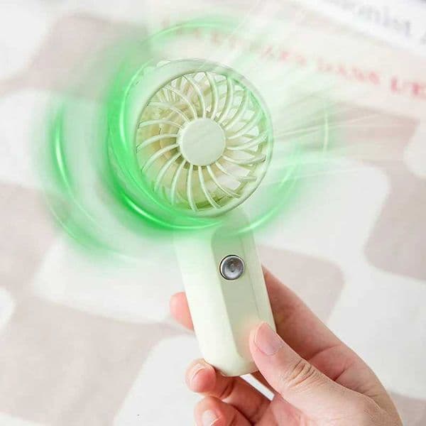 Mini Portable Fan Mini Eyelash Fan Handheld Fan With Battery Office Outdoor Travel Small Fan Air Cooler Summer Refreshing GiftR260527