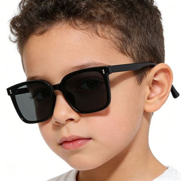 Children's 2025 Spring New Model Girls' Baby Sunglasses Fashionable Sunshade Glasses Trendy UV Protection