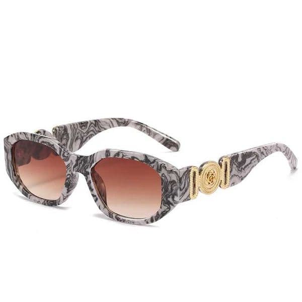Brand Small Sunglasses Women Deisgner Flower Sun Glasses Polygonal Fashoinable Ladies Shades Poplular Suitable H260527