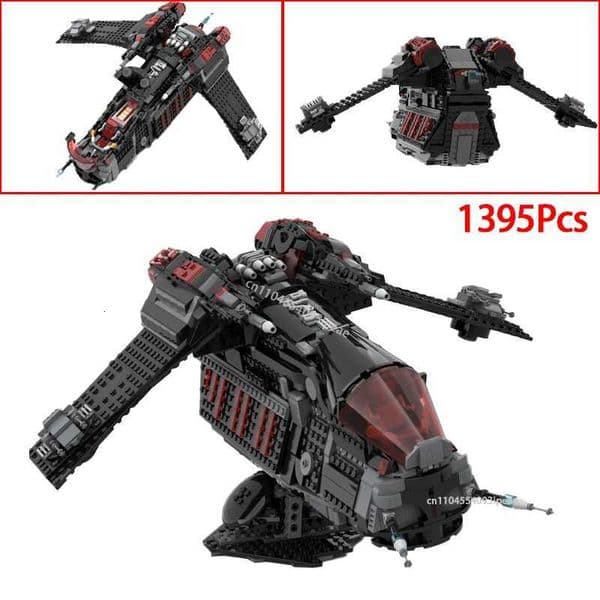 NEW Star Plan The Dark Falcon LAATi Building Blocks Model DIY MOC Spaceship Space Military Battle Assembly Bricks Toy Kids GiftJ260527