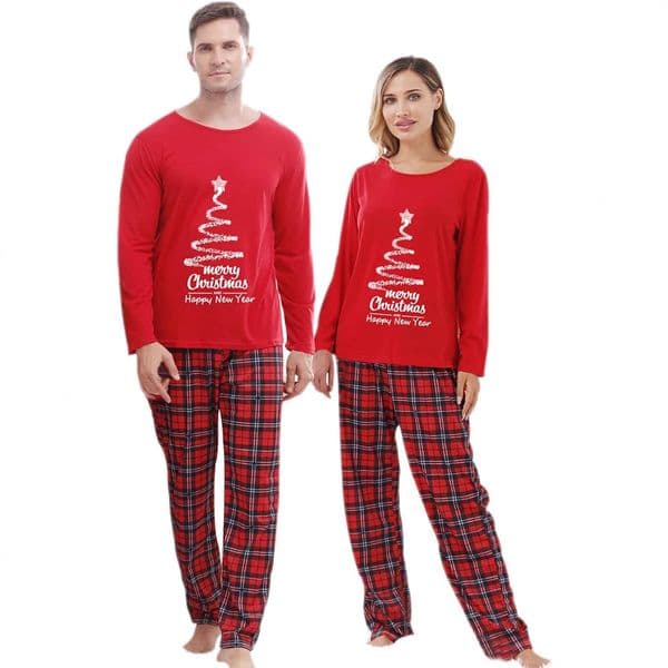 Christmas parent-child home decoration Christmas cotton parent-child pajamas home decoration L260527HRJ1