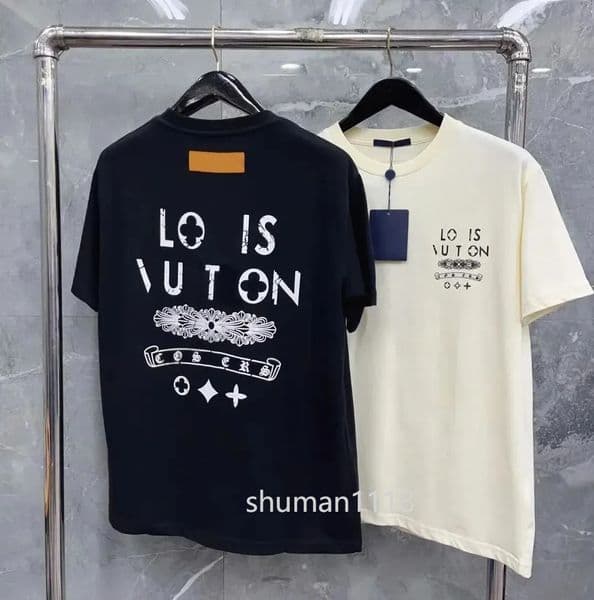 Luxury Shirt Designer Mens T Shirts Short Summer Fashion Casual with Brand Letter High Quality Designers tshirt tees S-2XL