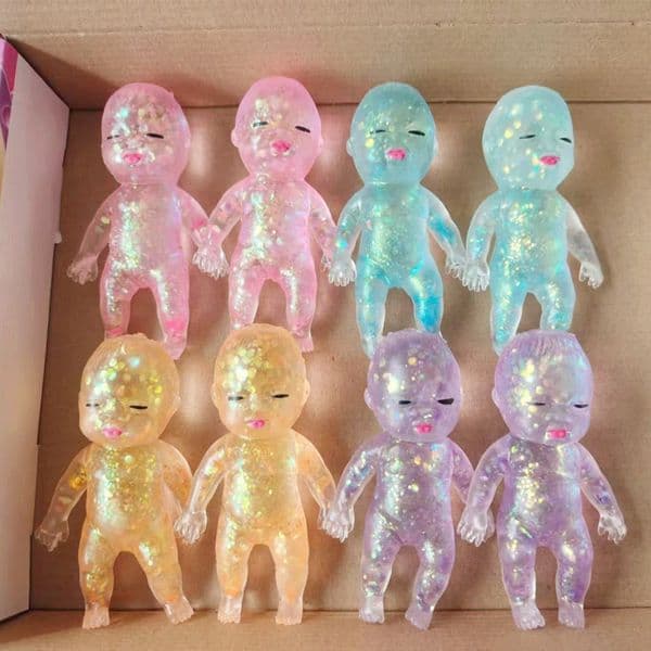 150pc Baby Squeeze Toy Slow Stress Ball Rebound Decompression Toy For Adult Kid Relieve Stress Home