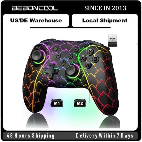 NC301 Hall Rocker Gamepad For Nintendo Switch/OLED/Lite/Android/IOS/ PC Steam Hall linear trigger Switch Controller Z260526