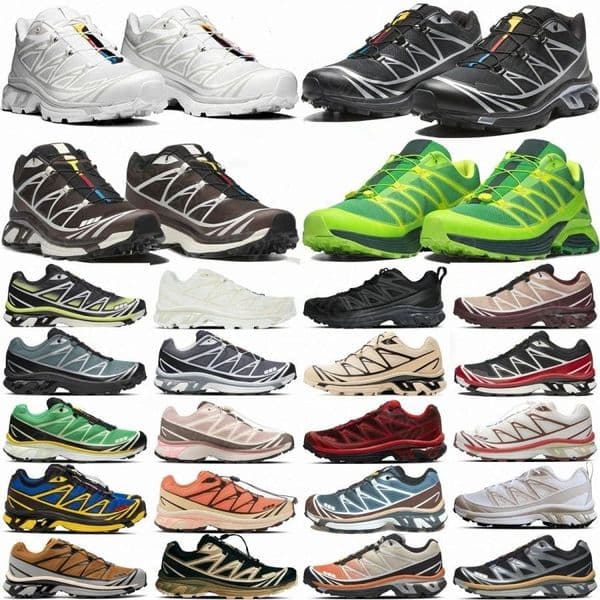 With box Designer XT6 Shoe Gortex Running Shoes Outdoor Sports Sneakers Womens XT 6 Pink Brown Green Ultra Lunar Triple Black Mens Trainers