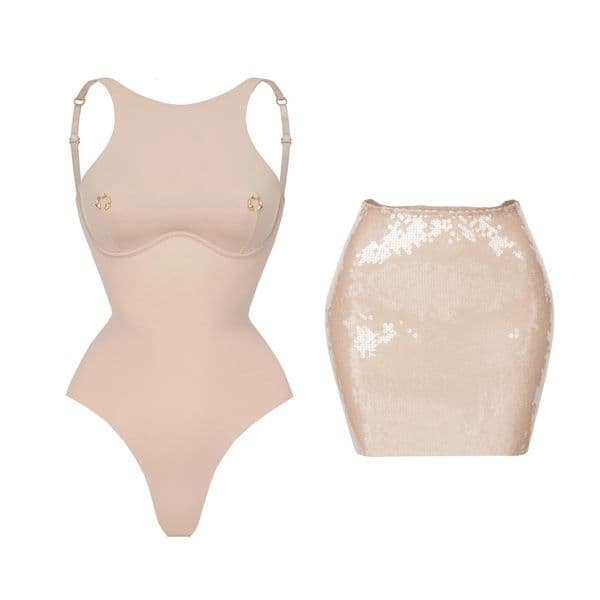 2026 2Pcs Sexy Women One Piece Swimsuit Female Swimwear Solid Biquini High Cut Monokini Push Up Swim Suits Bathingsuit Beachwear 260525