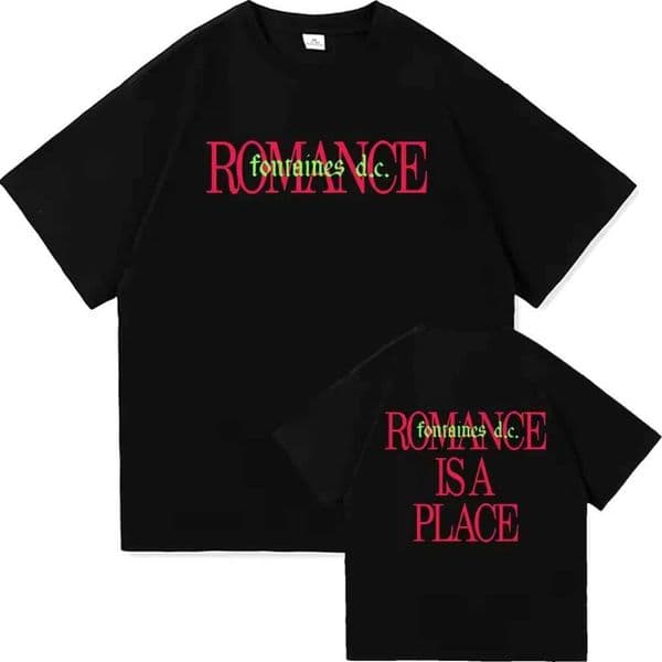 Fontaines DCRomance Men Clothing T Shirt Homme New in Top Ts short slve Round Neck Printing Pullover T-Shirt 50511 D260527