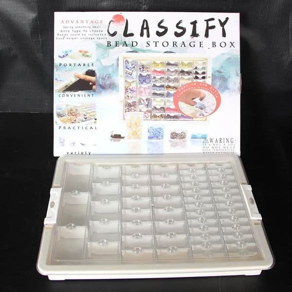 425078 Grids Box Elizabeth Ward Bead Storage Portable Container Transparent Diamond Painting Plastic 260527