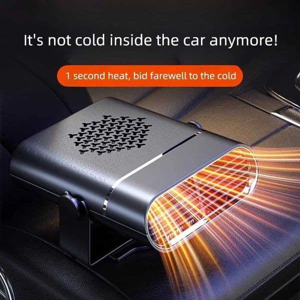 2 IN 1 Car Cooling Heater Fan 12V 150W 24V 150W Auto Windshield Anti-Fog Electric Heating Dryer Defogging Demister DefrosterR260527