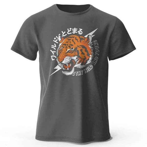 Mens Trust Tiger Printed T-Shirt 100 Cotton Harajuku Oversized Funny Graphic Ts for Men Women Summer Tops D260527