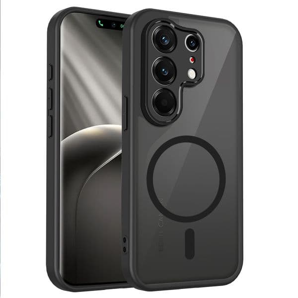 Black Frosted Magnetic Phone Case Suitable Tecno Camon 50 Pro Ultra 4G 5G Resistant Translucent Antifall Casing