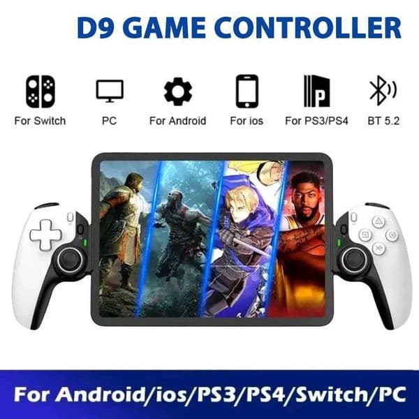D9 Telescopic Game Controller Wireless BT Mobile Phone Gamepad with Turbo 6-axis Gyro for iOS Android 3 4 Switch PC Z260526