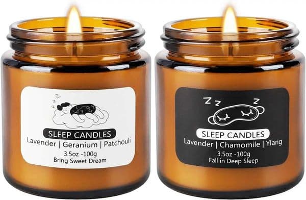 Candles These Sleep Aratherapy Candles Have a Calming Soothing and Balancing Effect Perfect for People Who Are Stressed Providing a Sense of RelaxJ260527