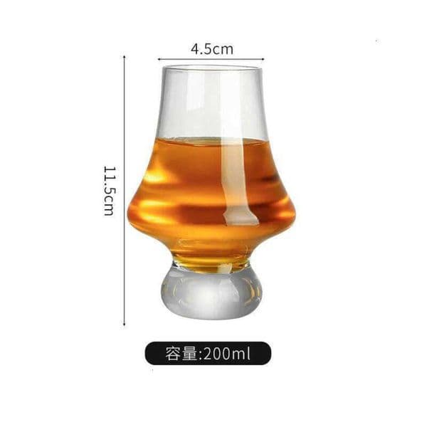 Valentines Day Crystal Whiskey Glass Handmade Tulip Design Big Belly Cognac Tasting Cup For Scotch Bourbon Barware Home Bar Gift Set 26L0114Y260527