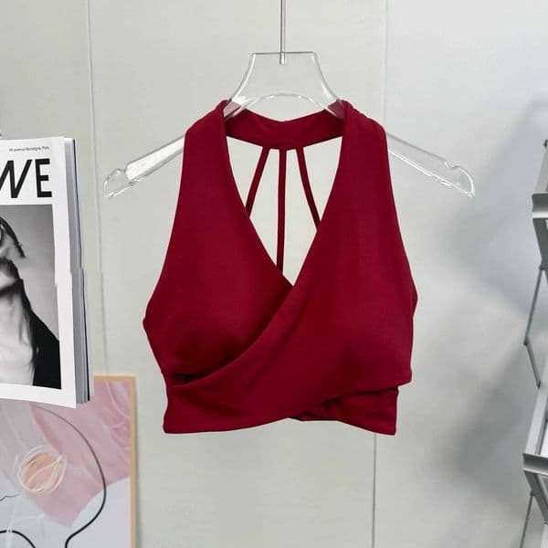 Shockproof Seamless Sexy Padded Athletic Sport Bra Women Backless Workout Gym Anti-Shock Crop Top Fitness Bra Suits H260527